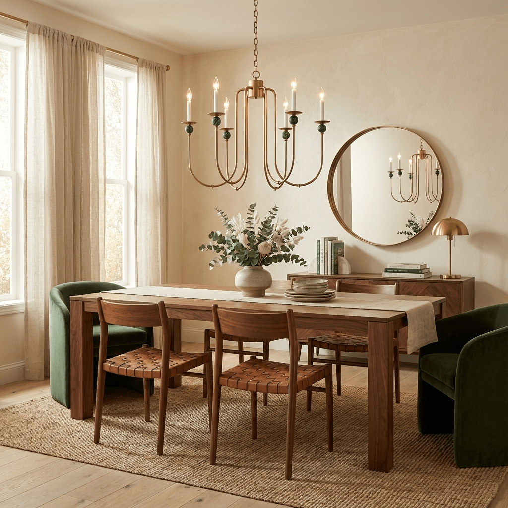 Laurel Trailing Brass Chandelier - Vakkerlight