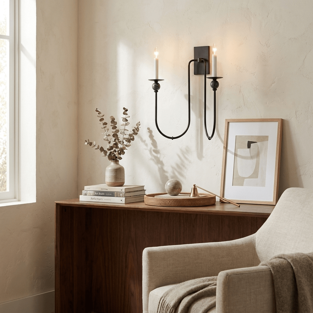 Laurel Trailing Brass Sconce - Vakkerlight