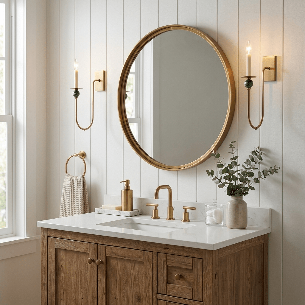Laurel Trailing Brass Sconce - Vakkerlight