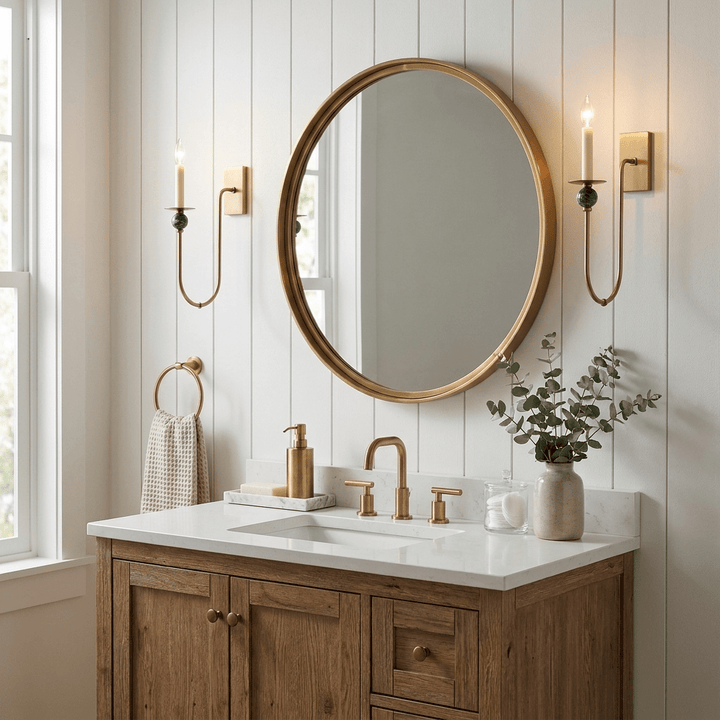 Laurel Trailing Brass Sconce - Vakkerlight