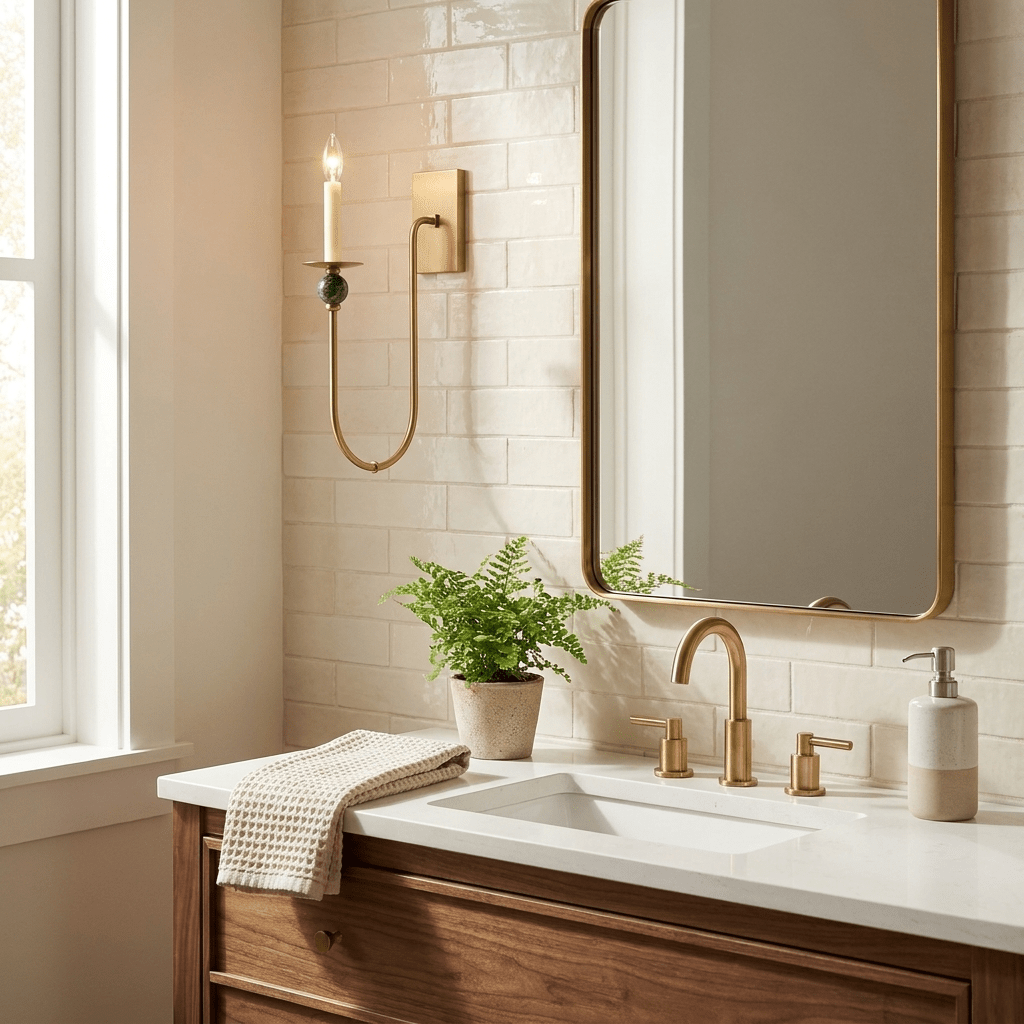 Laurel Trailing Brass Sconce - Vakkerlight
