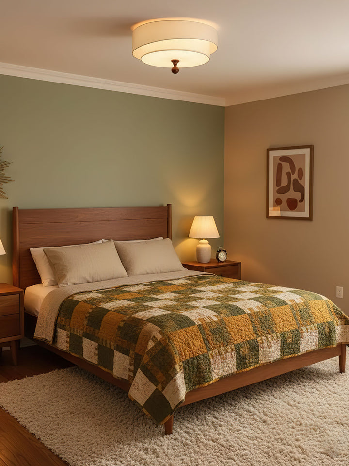 Layered Fabric Ceiling Light - Vakkerlight