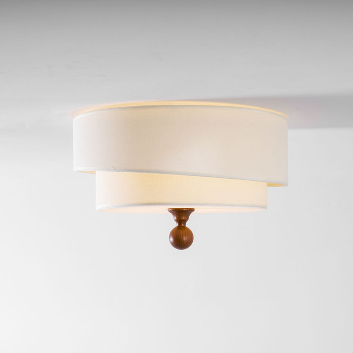 Layered Fabric Ceiling Light - Vakkerlight