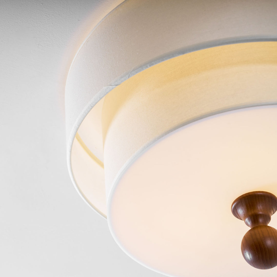 Layered Fabric Ceiling Light - Vakkerlight