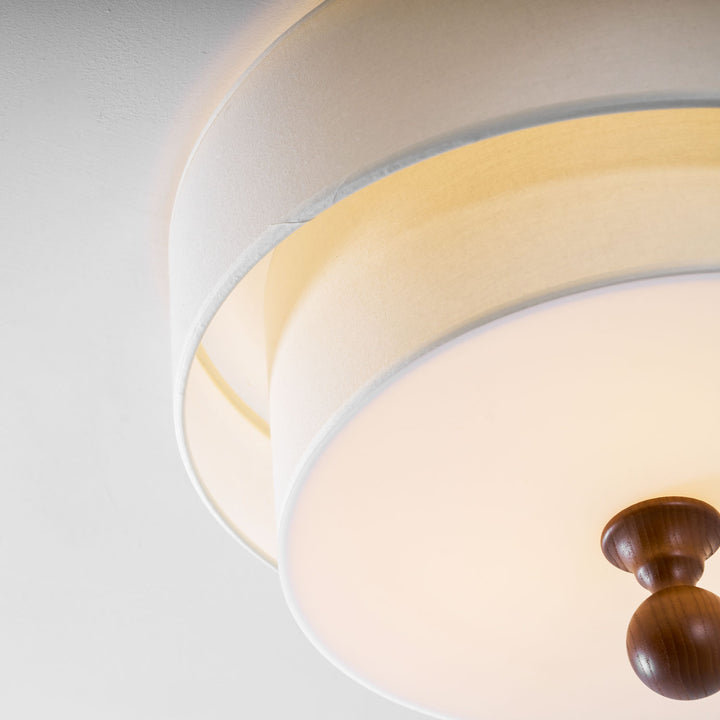 Layered Fabric Ceiling Light - Vakkerlight