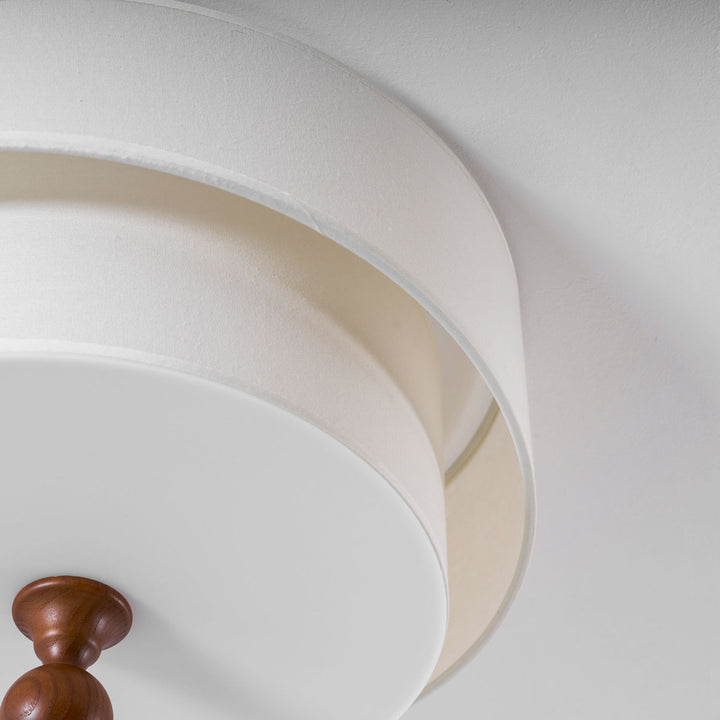 Layered Fabric Ceiling Light - Vakkerlight