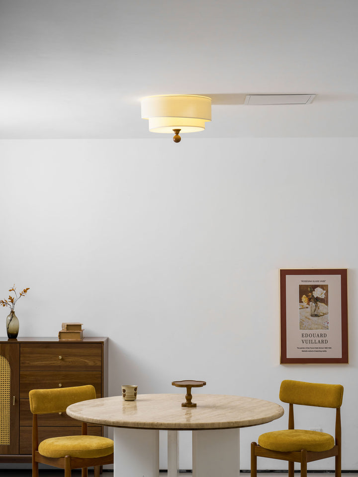 Layered Fabric Ceiling Light - Vakkerlight