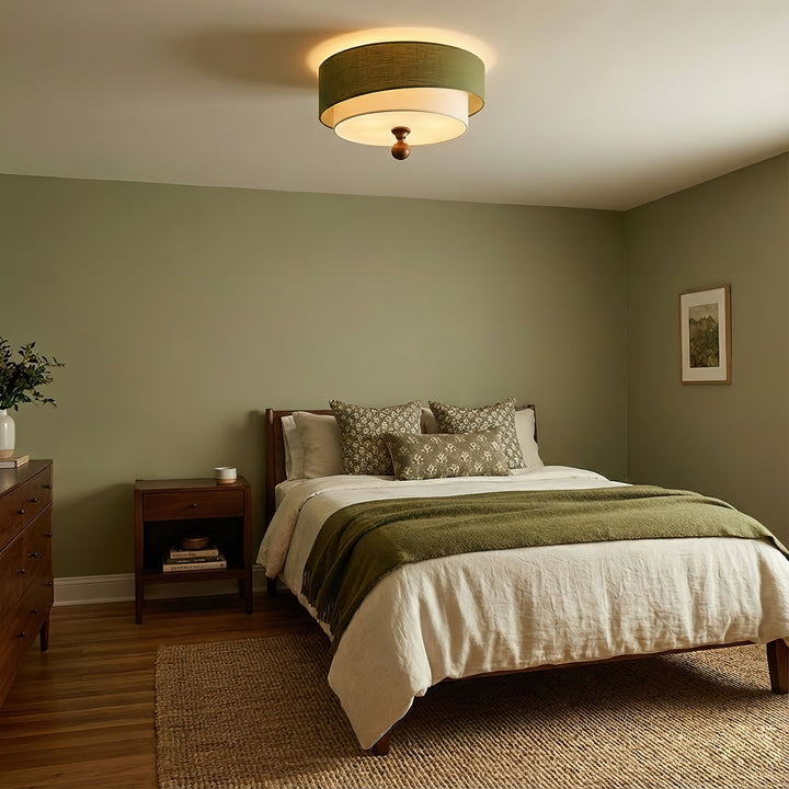 Layered Fabric Ceiling Light - Vakkerlight