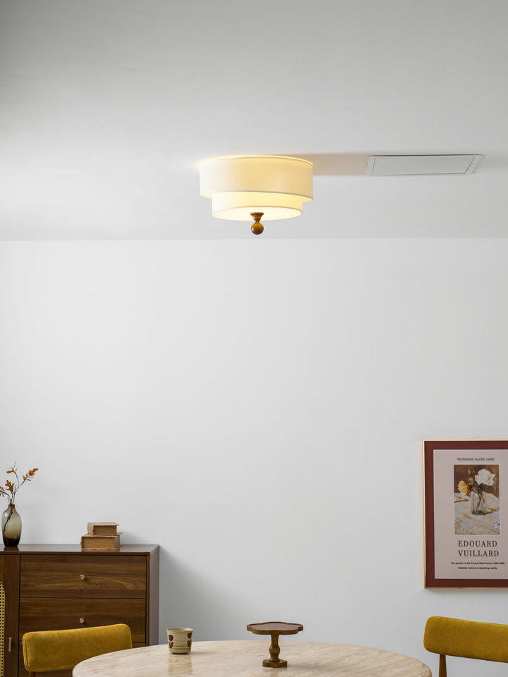 Layered Fabric Ceiling Light - Vakkerlight
