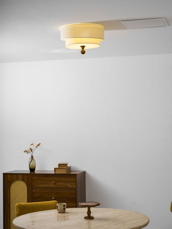 Layered Fabric Ceiling Light - Vakkerlight