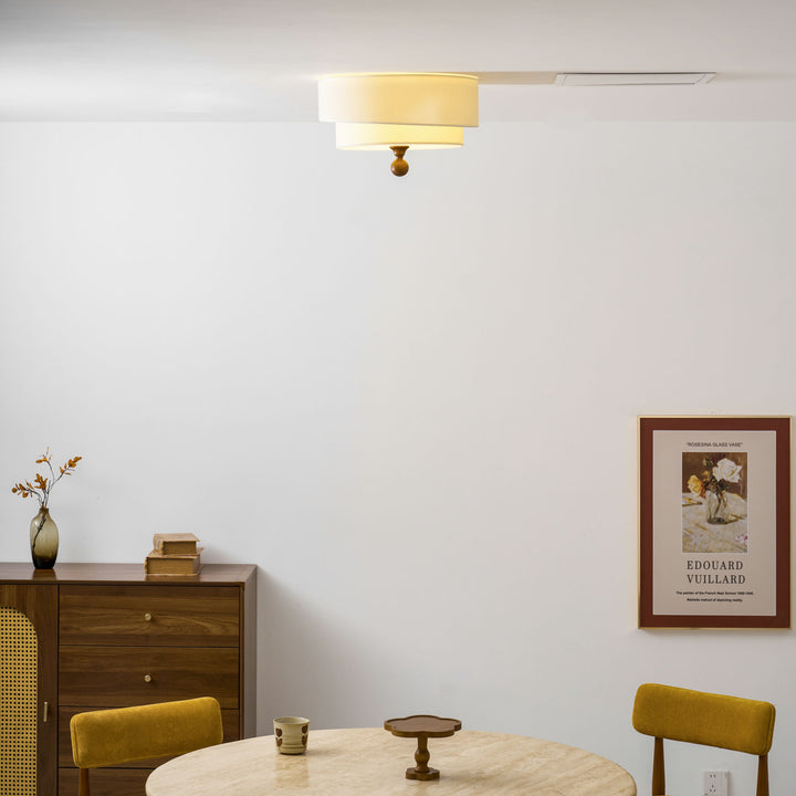 Layered Fabric Ceiling Light - Vakkerlight