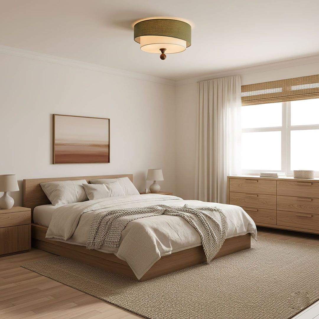 Layered Fabric Ceiling Light - Vakkerlight