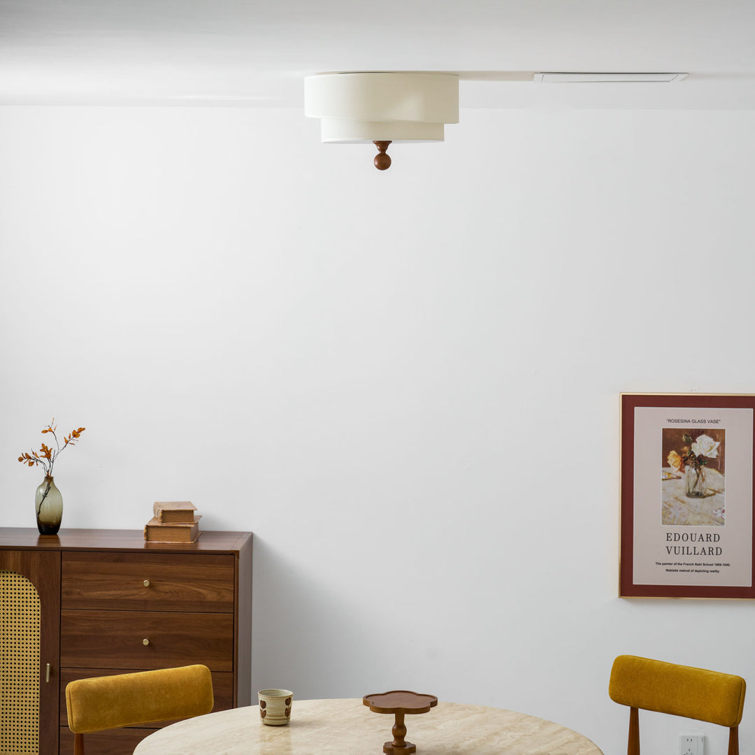 Layered Fabric Ceiling Light - Vakkerlight