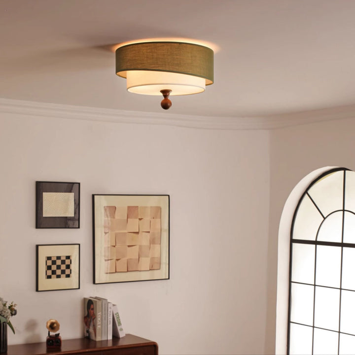 Layered Fabric Ceiling Light - Vakkerlight
