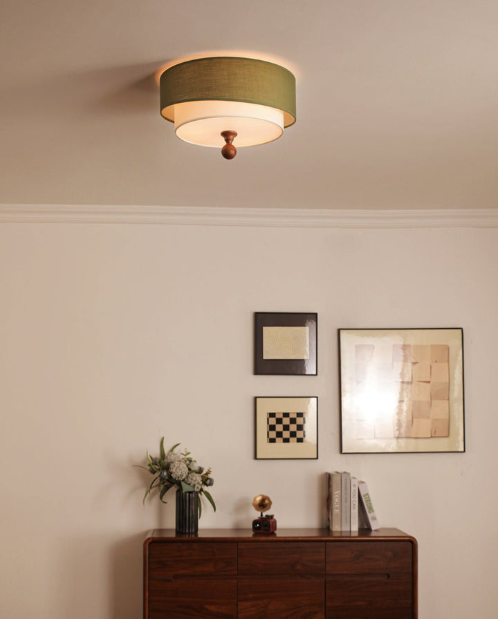 Layered Fabric Ceiling Light - Vakkerlight