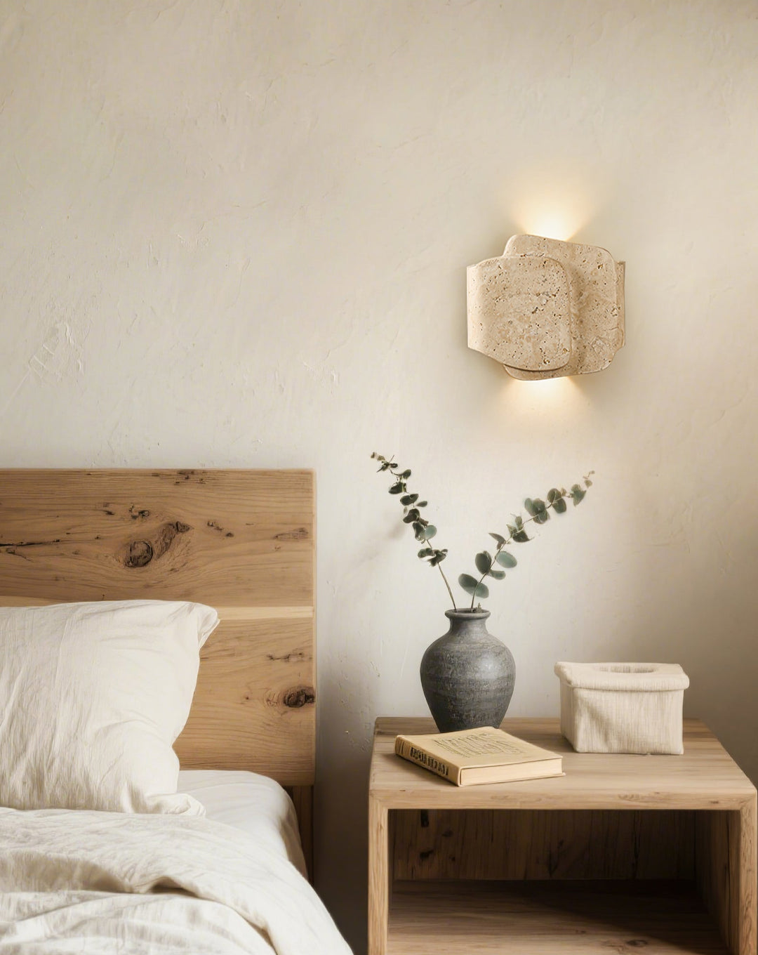 Layered Travertine Wall Light - Vakkerlight