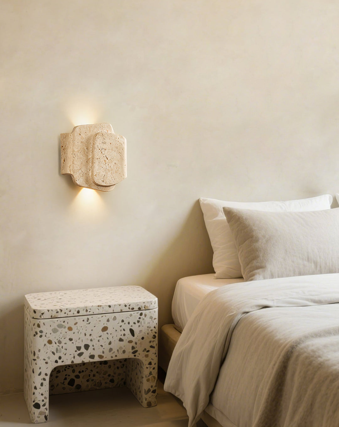 Layered Travertine Wall Light - Vakkerlight