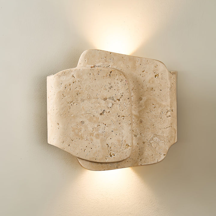 Layered Travertine Wall Light - Vakkerlight