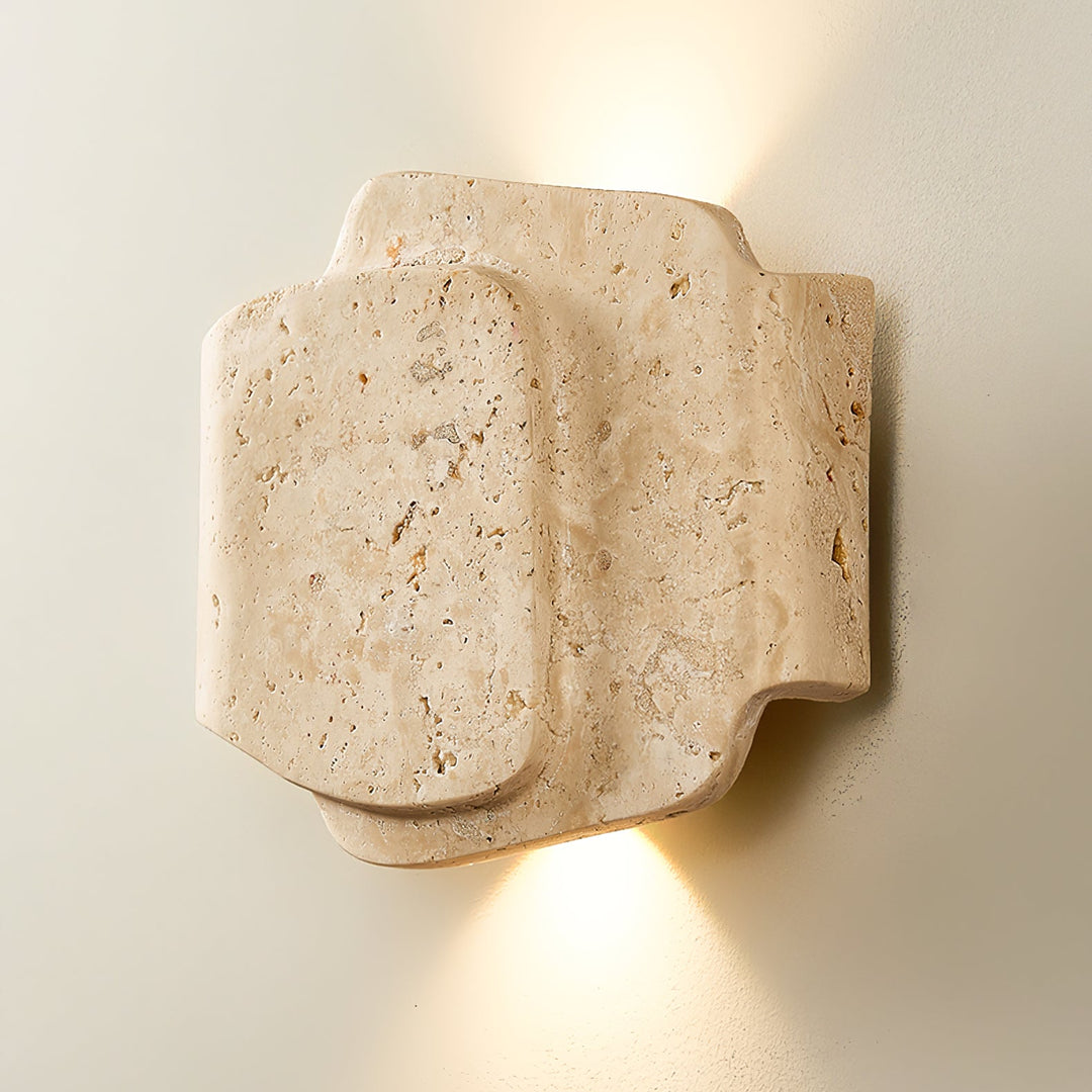 Layered Travertine Wall Light - Vakkerlight