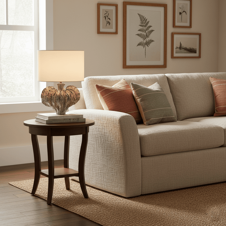 Leaf Shaped Ceramic Table Lamp - Vakkerlight