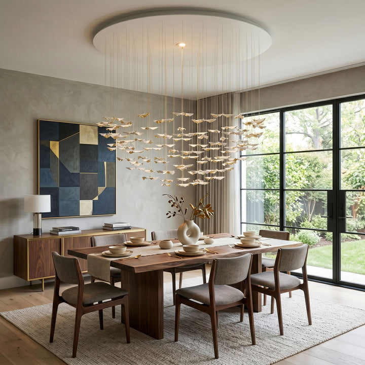 Leaf Twisted Sculptural Customize Chandelier - Vakkerlight