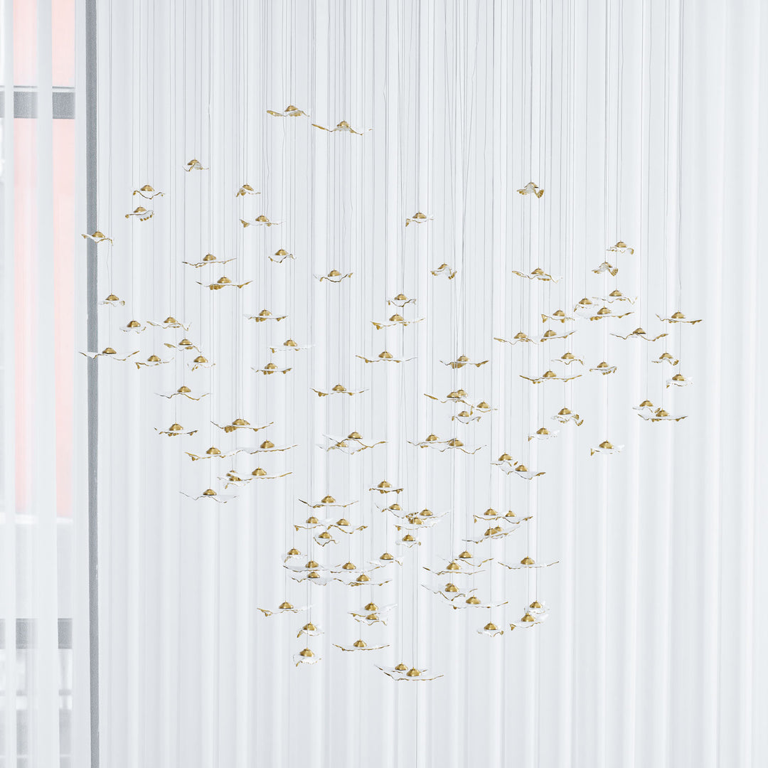 Leaf Twisted Sculptural Customize Chandelier - Vakkerlight