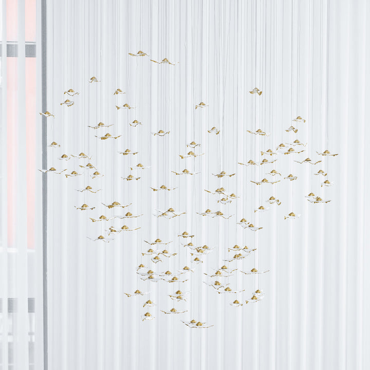 Leaf Twisted Sculptural Customize Chandelier - Vakkerlight
