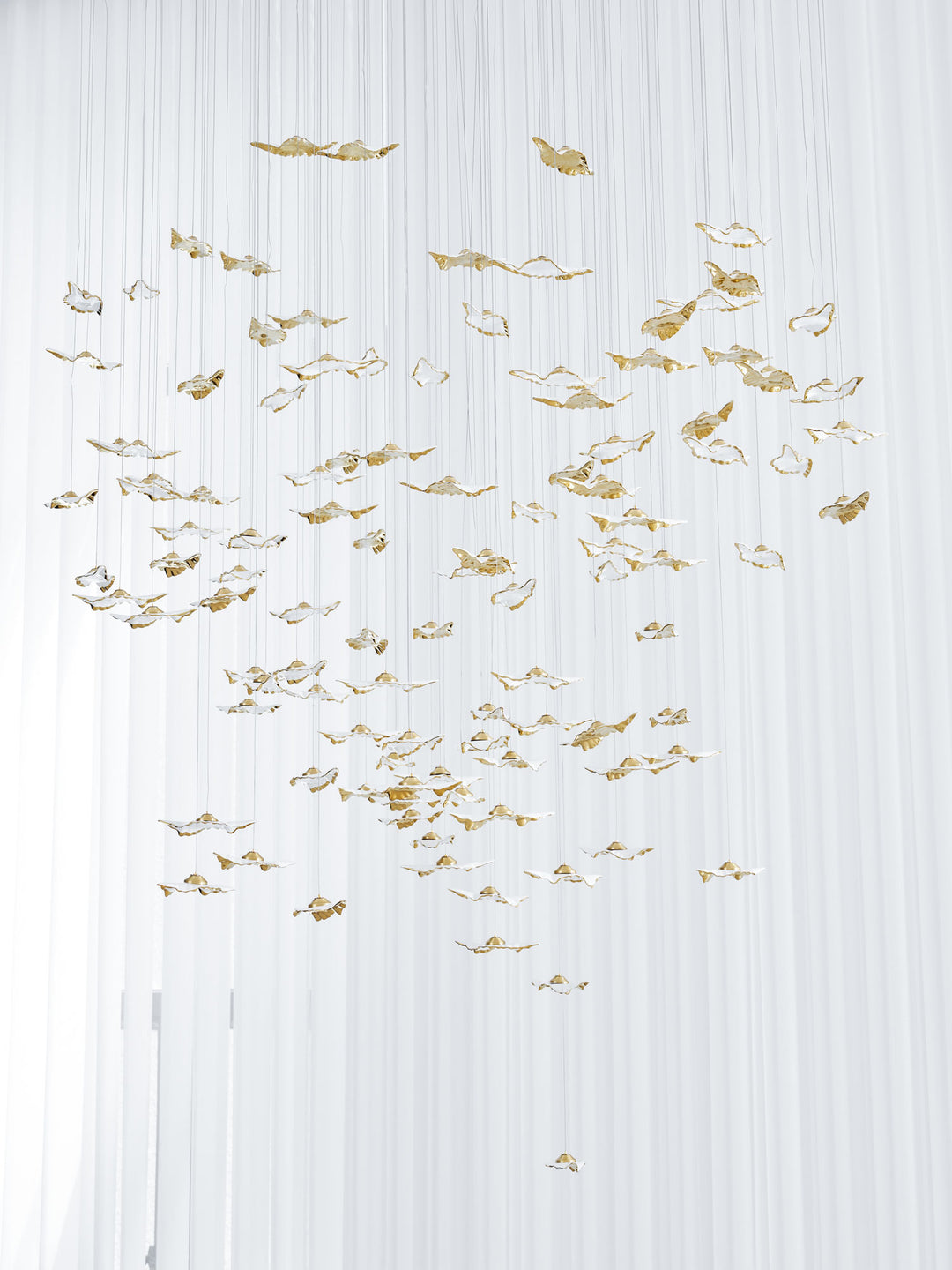 Leaf Twisted Sculptural Customize Chandelier - Vakkerlight