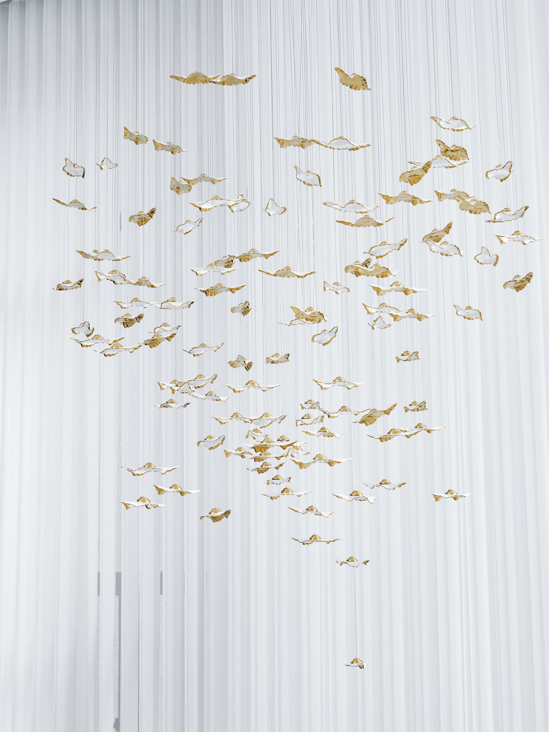 Leaf Twisted Sculptural Customize Chandelier - Vakkerlight