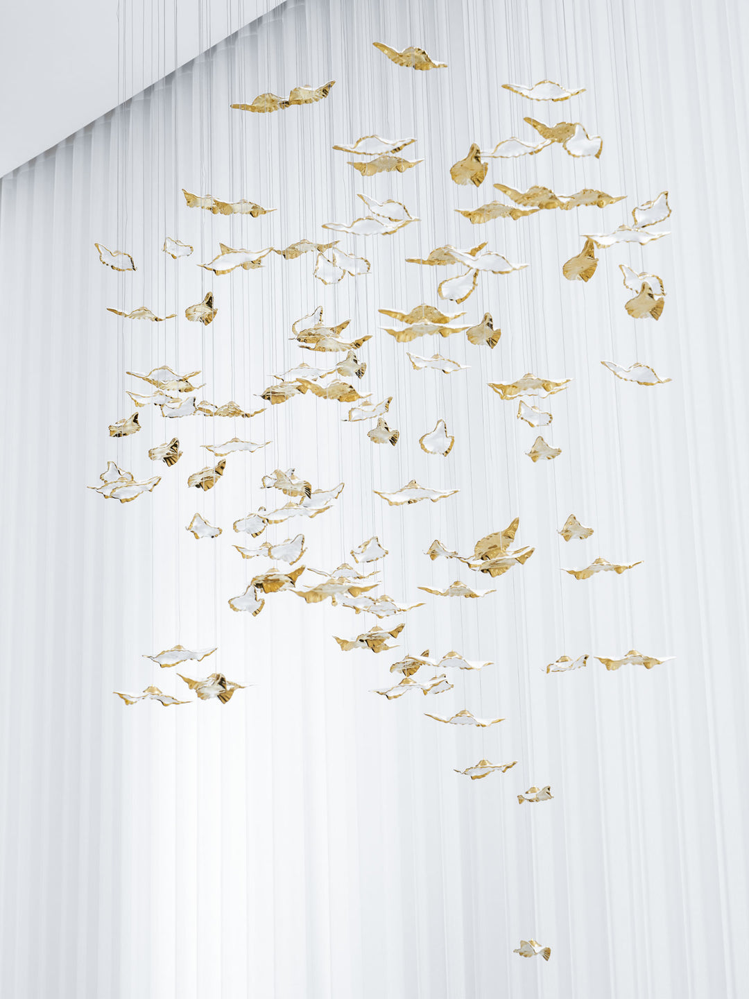 Leaf Twisted Sculptural Customize Chandelier - Vakkerlight