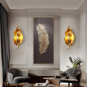 Leaf Brass Wall Lamp