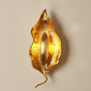 Leaf Brass Wall Lamp