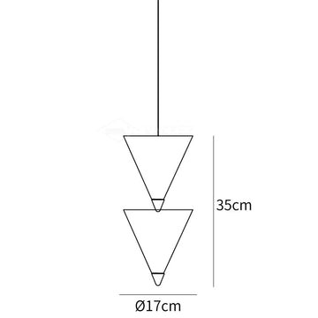 Legato Pendant Light — Dimension drawings 1