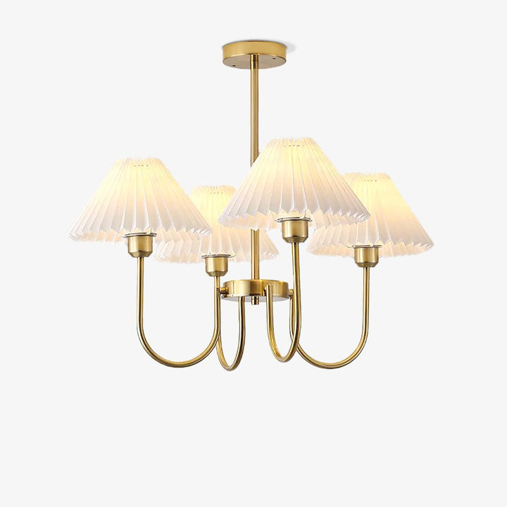 Lenore Pleated Chandelier - Vakkerlight