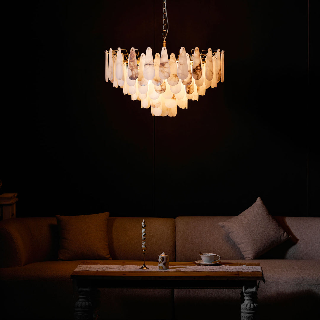 Leon Alabaster Chandelier