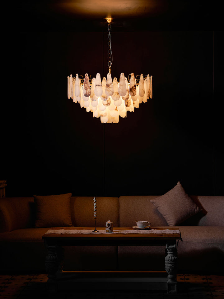 Leon Alabaster Chandelier