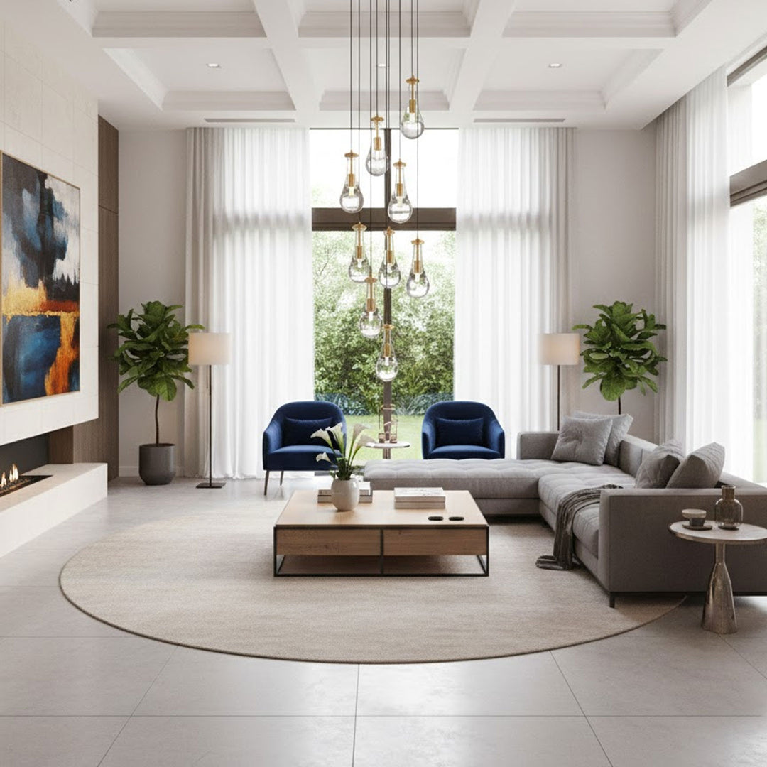 Leontine Glass Pendant Lamp - Vakkerlight