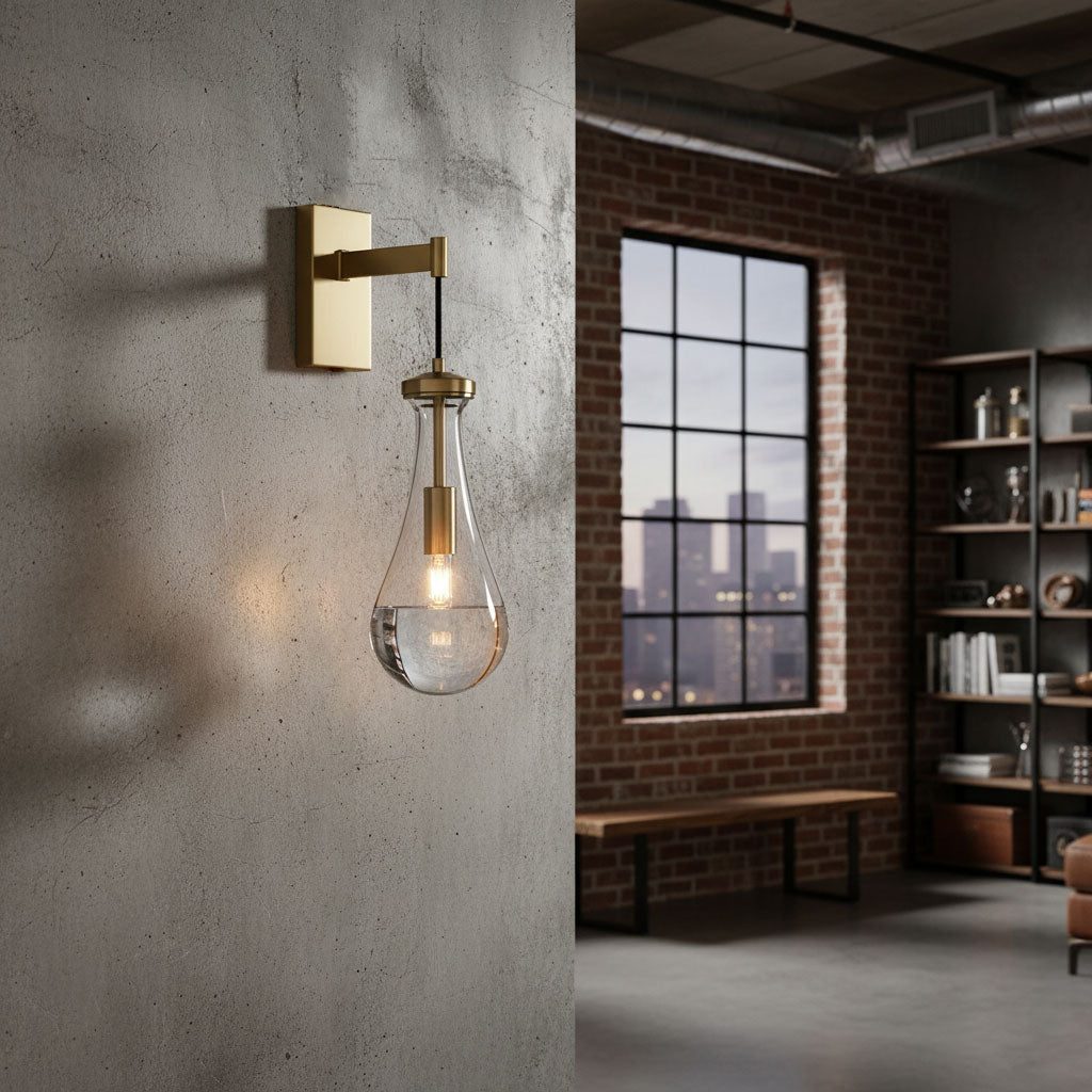 Leontine Glass Wall Lamp - Vakkerlight