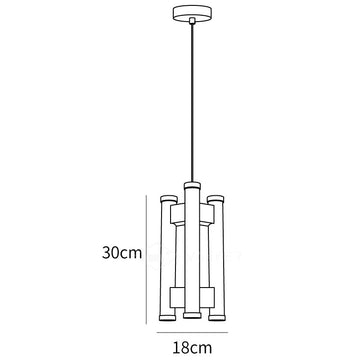 Lia Pendant Light — Dimension drawings 1