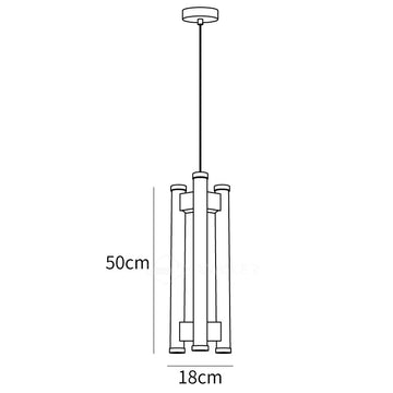 Lia Pendant Light — Dimension drawings 2
