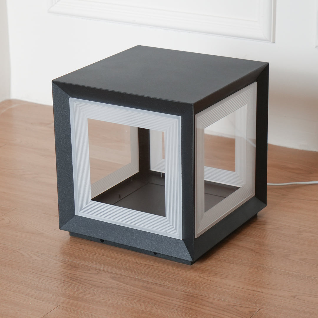 Light Cube Outdoor Post Light - Vakkerlight