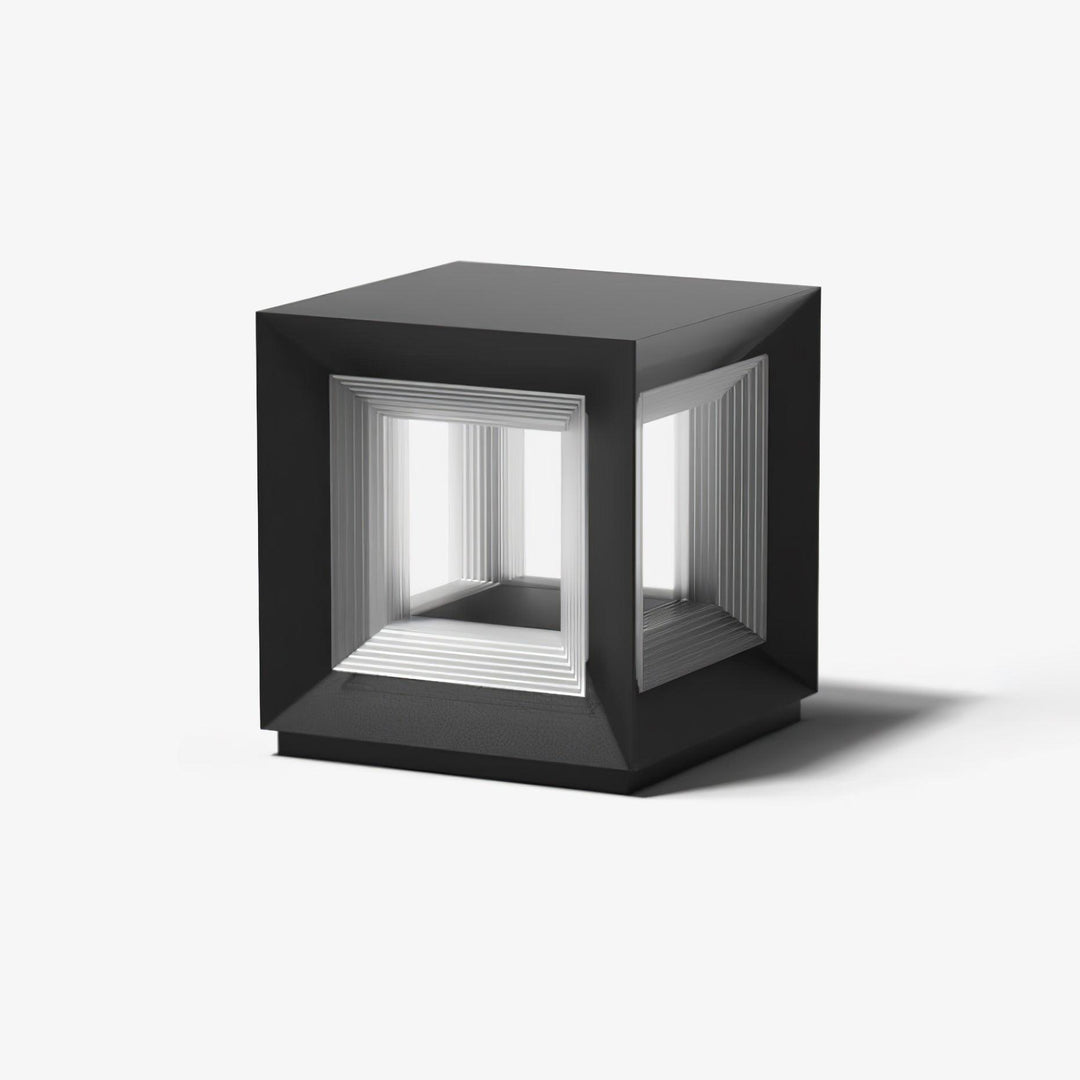 Light Cube Outdoor Post Light - Vakkerlight