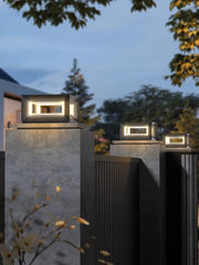 Light Cube Outdoor Post Light - Vakkerlight