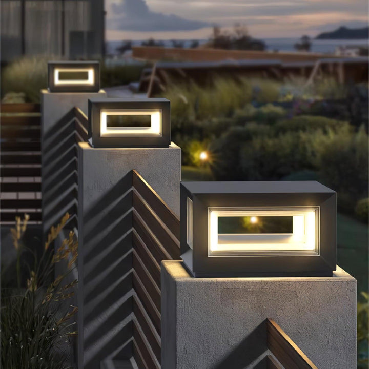 Light Cube Outdoor Post Light - Vakkerlight