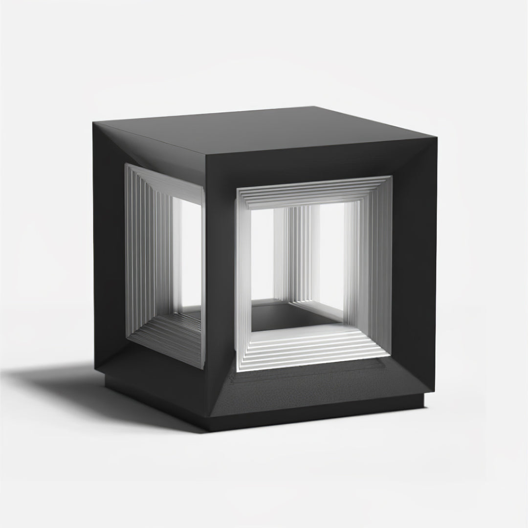 Light Cube Outdoor Post Light - Vakkerlight