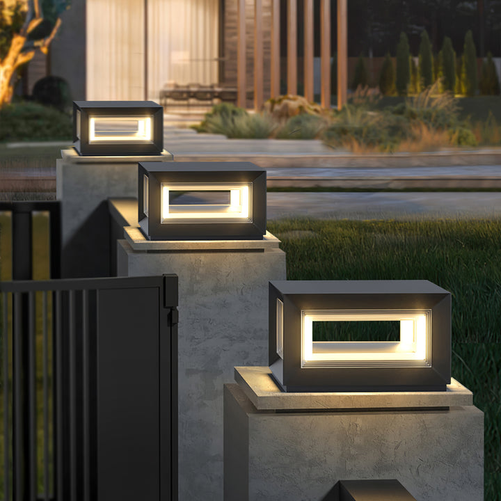 Light Cube Outdoor Post Light - Vakkerlight