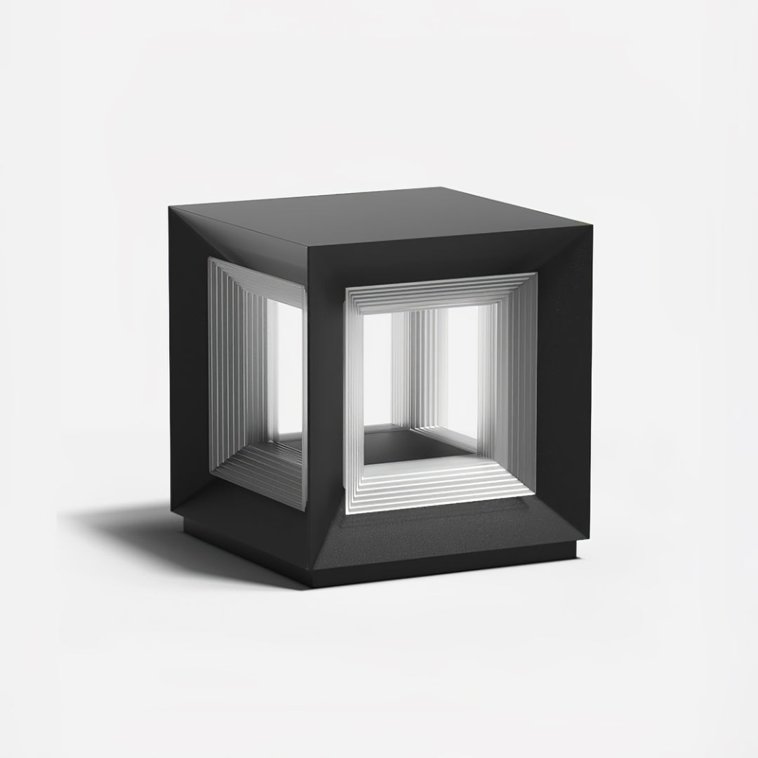 Light Cube Outdoor Post Light - Vakkerlight