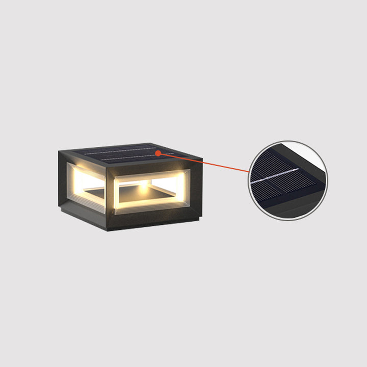 Light Cube Outdoor Post Light - Vakkerlight