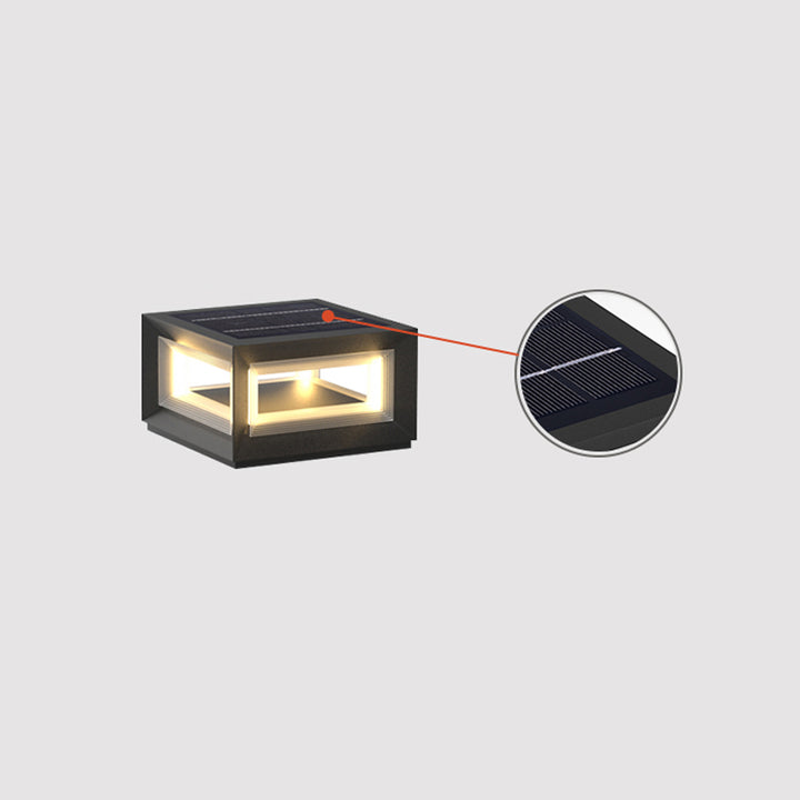 Light Cube Outdoor Post Light - Vakkerlight