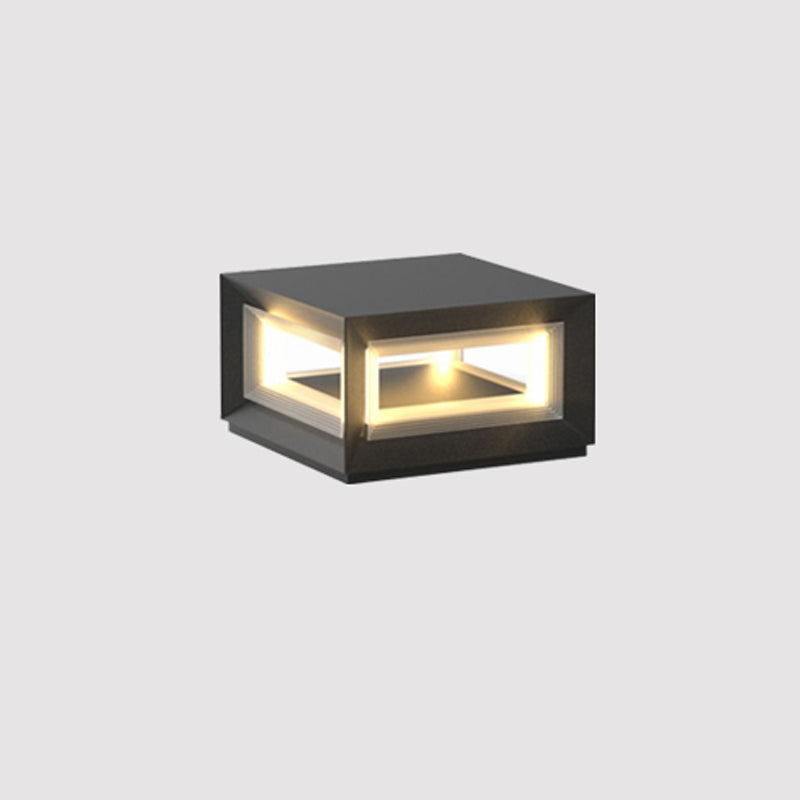 Light Cube Outdoor Post Light - Vakkerlight